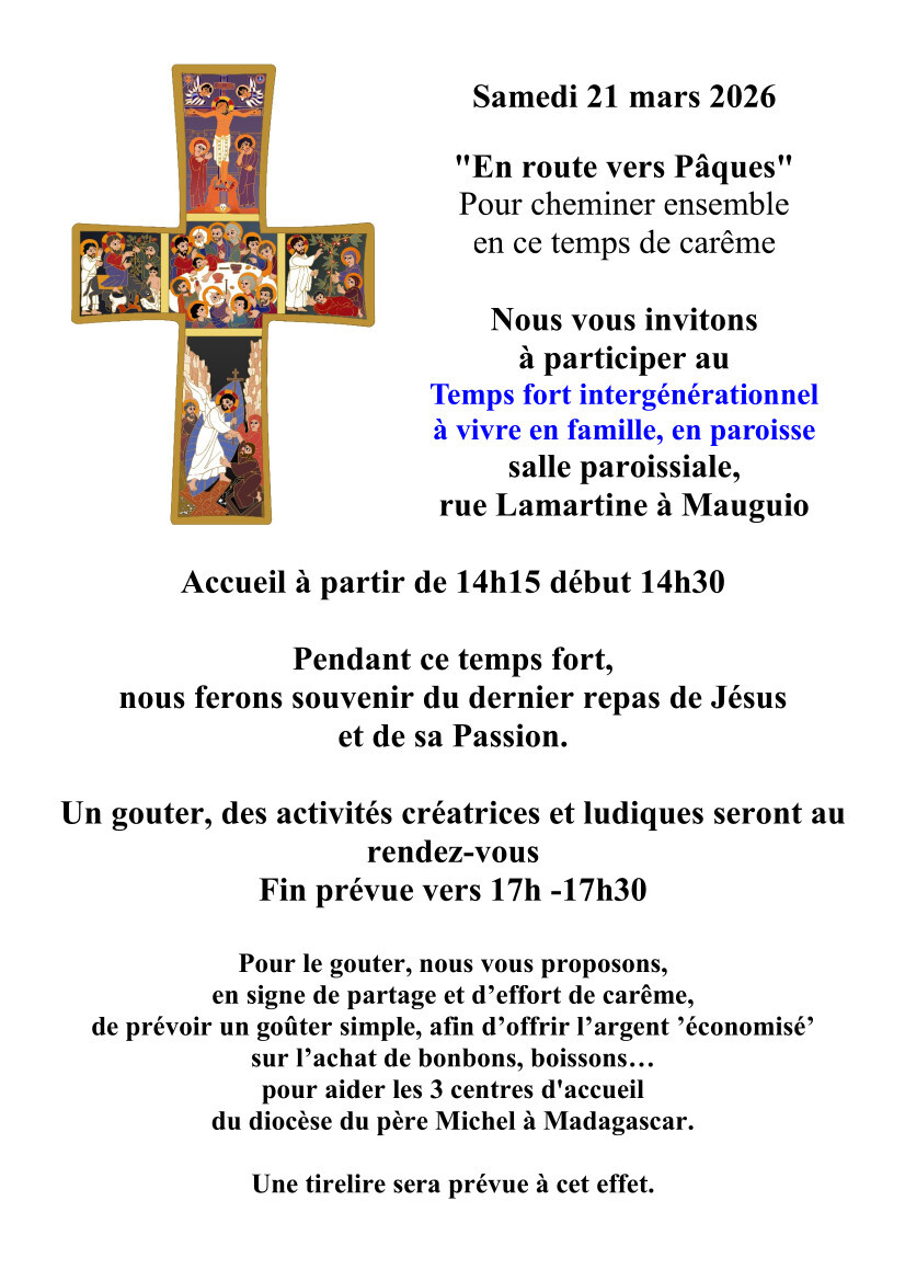 affiche temps fort car&ecirc;me 2026